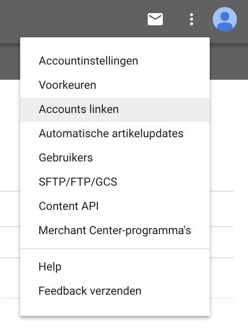 Google Merchant Center linken aan Google Adwords