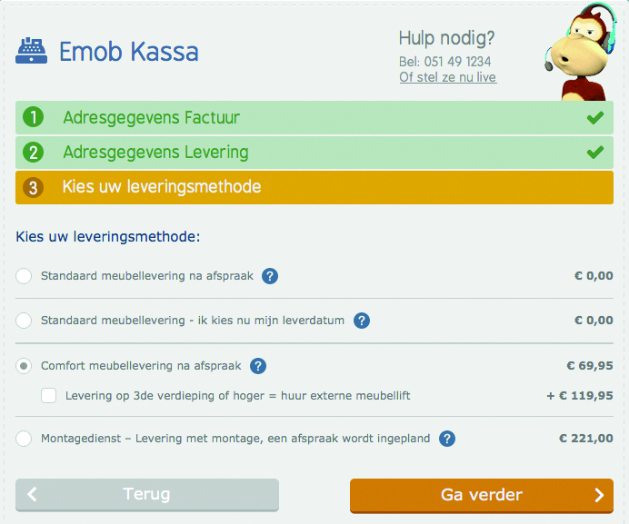 Emob leveringsmethoden